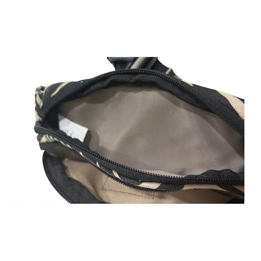 Kavu Spectator Waist Belt Bag Fanny Pack Pouch Canvas Lobby Tile Black